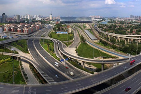 天津西站交通樞紐西縱聯(lián)絡(luò)線(xiàn)立交橋